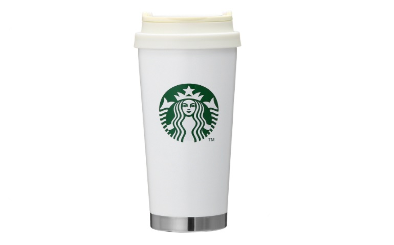 Starbucks ステンレス ToGoロゴタンブラーマットホワイト グランデ 470ml